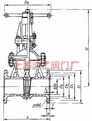 Z40HZ40YZ40W  PN40PN63 ШʽlyμYߴʾD