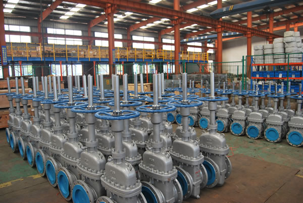 我廠為寧夏中石化分公司供應的平板閘閥 圖2