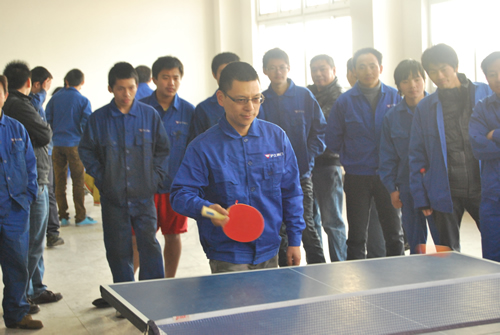 上海滬工閥門廠第二屆職工運動會乒乓球比賽(圖4)