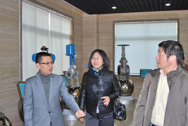 市、區(qū)衛(wèi)生局領導在滬工集團視察工作