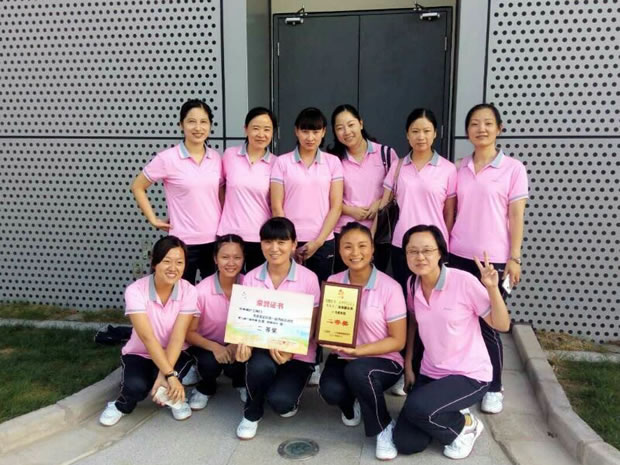 滬工閥門公司參賽人員合影