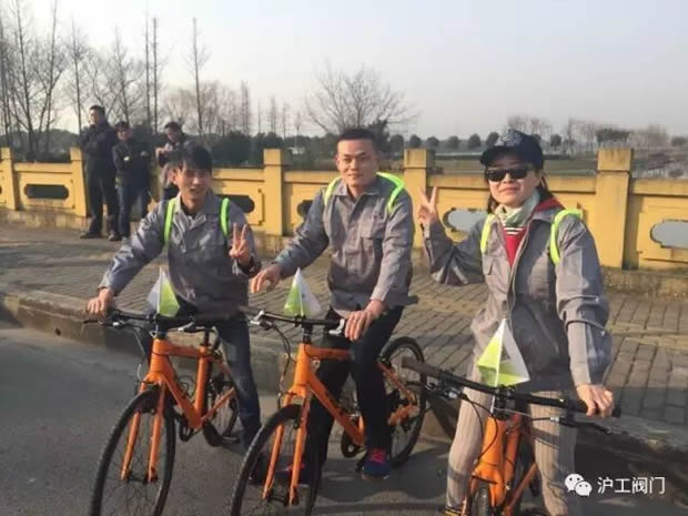 上海滬工閥門(mén)廠參加“2017年嘉定企業(yè)文化年”企業(yè)職工騎游活動(dòng)(圖3)