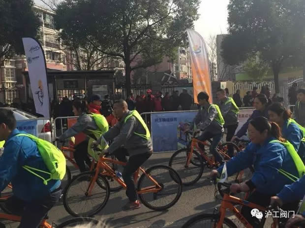 上海滬工閥門(mén)廠參加“2017年嘉定企業(yè)文化年”企業(yè)職工騎游活動(dòng)(圖5)