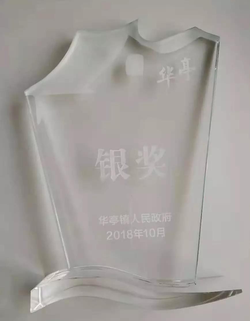 華亭優(yōu)秀企業(yè)銀獎(jiǎng)獎(jiǎng)杯-上海滬工閥門(mén)廠